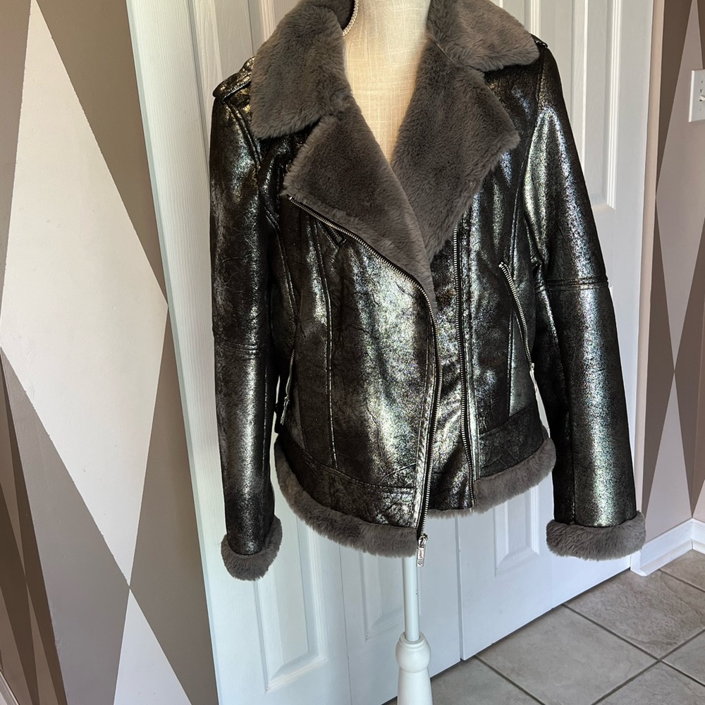 Tommy Hilfiger silver jacket size large